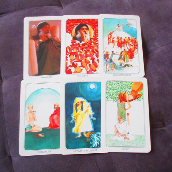 Rajneesh Neo Tarot RARE Vintage 1983 Osho - Picture 5 of 13